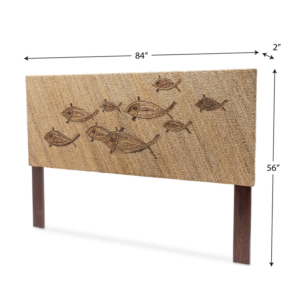 School of Fish Weave Headboard