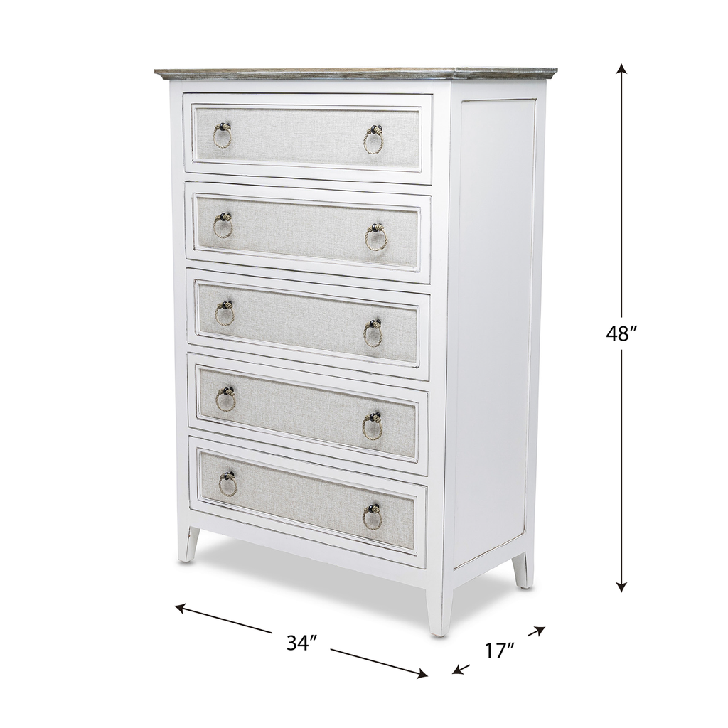 Captiva Island 5-Drawer Chest