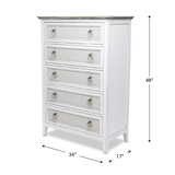 Captiva Island 5-Drawer Chest