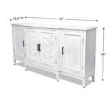 Siesta Key 4-Door Credenza