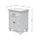 Surfside 1-Drawer / 2-Door Electrified Nightstand