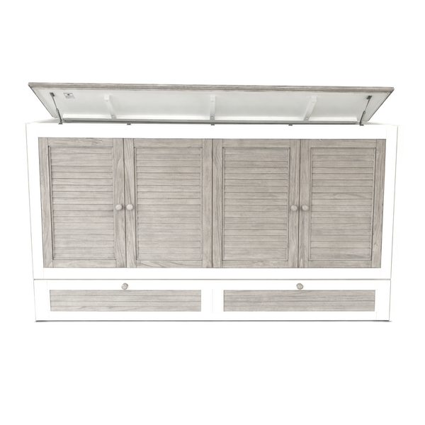 Islamorada Queen-Size Cabinet Bed angle view