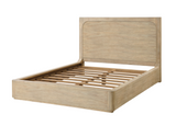 Hyde Park Platform Bed (Wood). Weathered Natural Finish