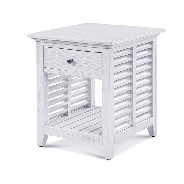 Surfside Shutter End Table front view