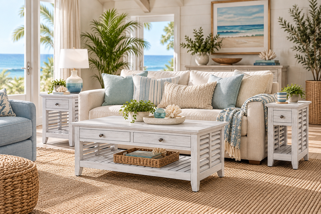 Surfside Shutter Coffee Table
