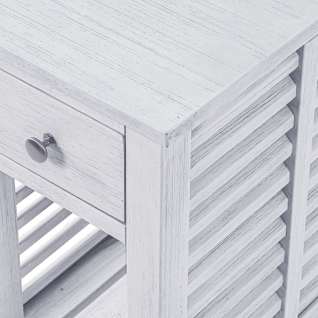 Surfside Shutter Chairside Table