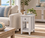Surfside Shutter Chairside Table