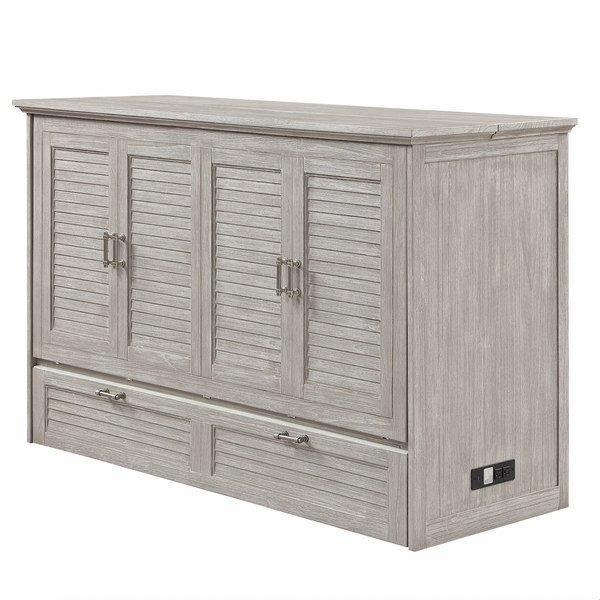 Captiva Queen Size Cabinet Bed front view