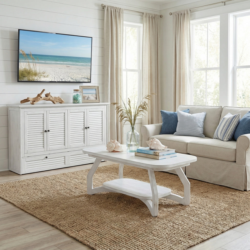 Surfside Queen-Size Cabinet Bed