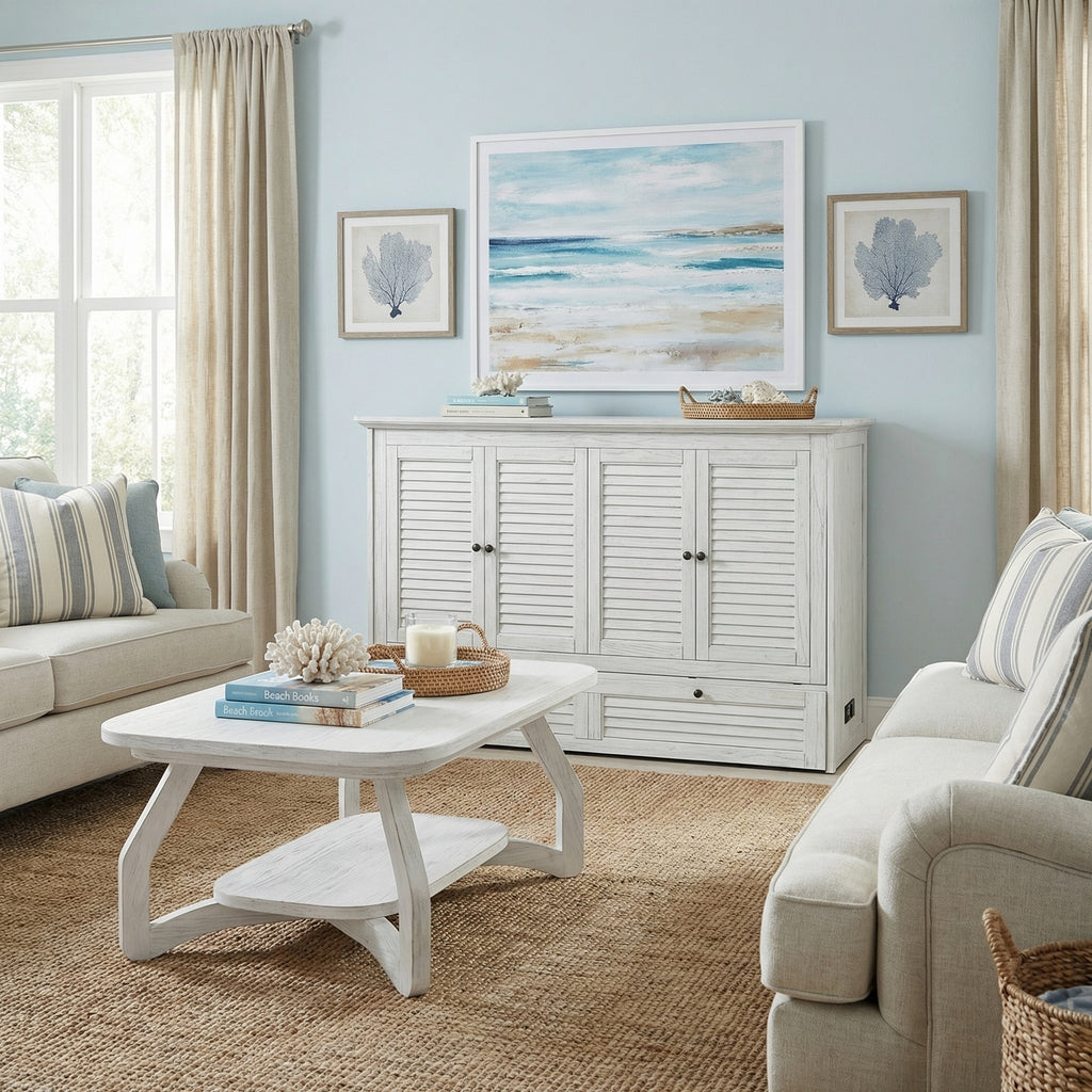 Surfside Queen-Size Cabinet Bed