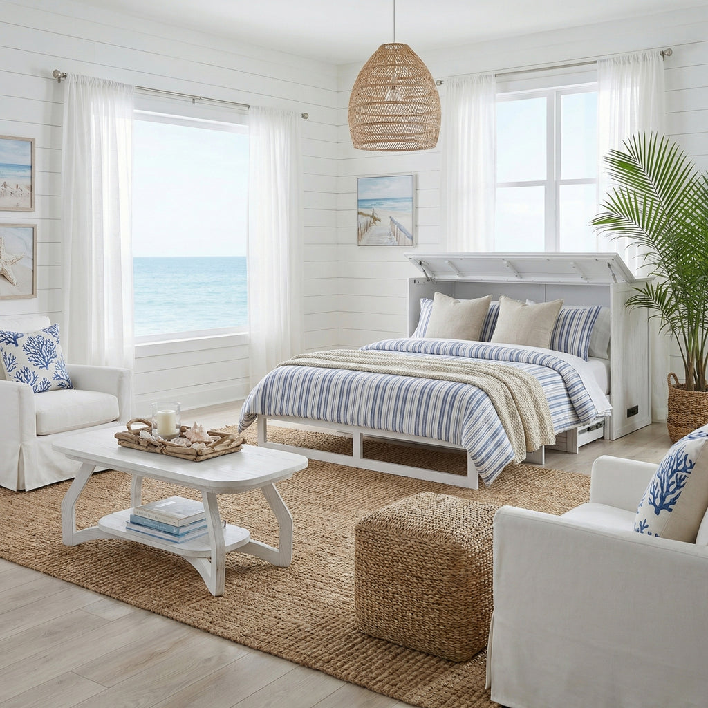 Surfside Queen-Size Cabinet Bed