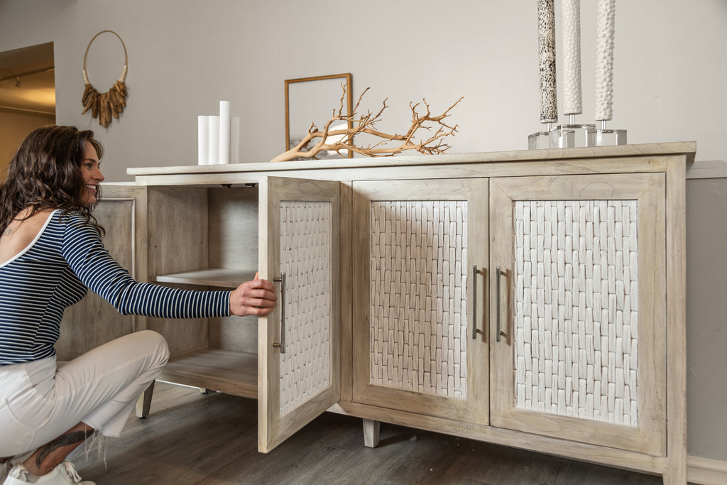 Tahiti 4-Door Credenza