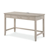 Cape May Writing Desk w/ Power and Upholstered Shutter Back Chair