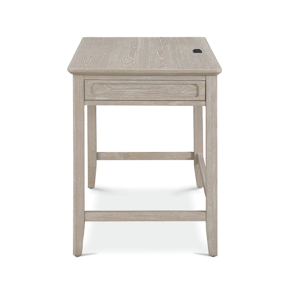 Cape May Writing Desk w/ Power and Upholstered Shutter Back Chair
