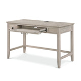 Cape May Writing Desk w/ Power and Upholstered Shutter Back Chair