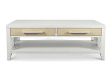 Miramar 2-Drawer Cocktail / Coffee Table w/ Casters