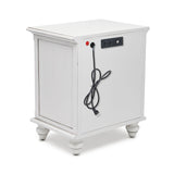 Monaco 2 Drawer Electrified Nightstand