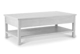 Geneva 2-Drawer Cocktail / Coffee Table w/ Castors