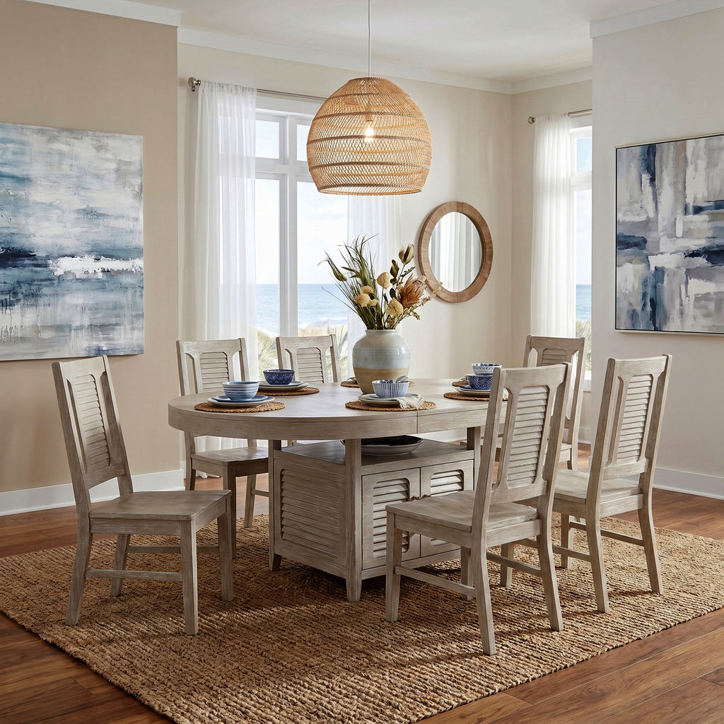 Cape May Storage Butterfly Leaf Table