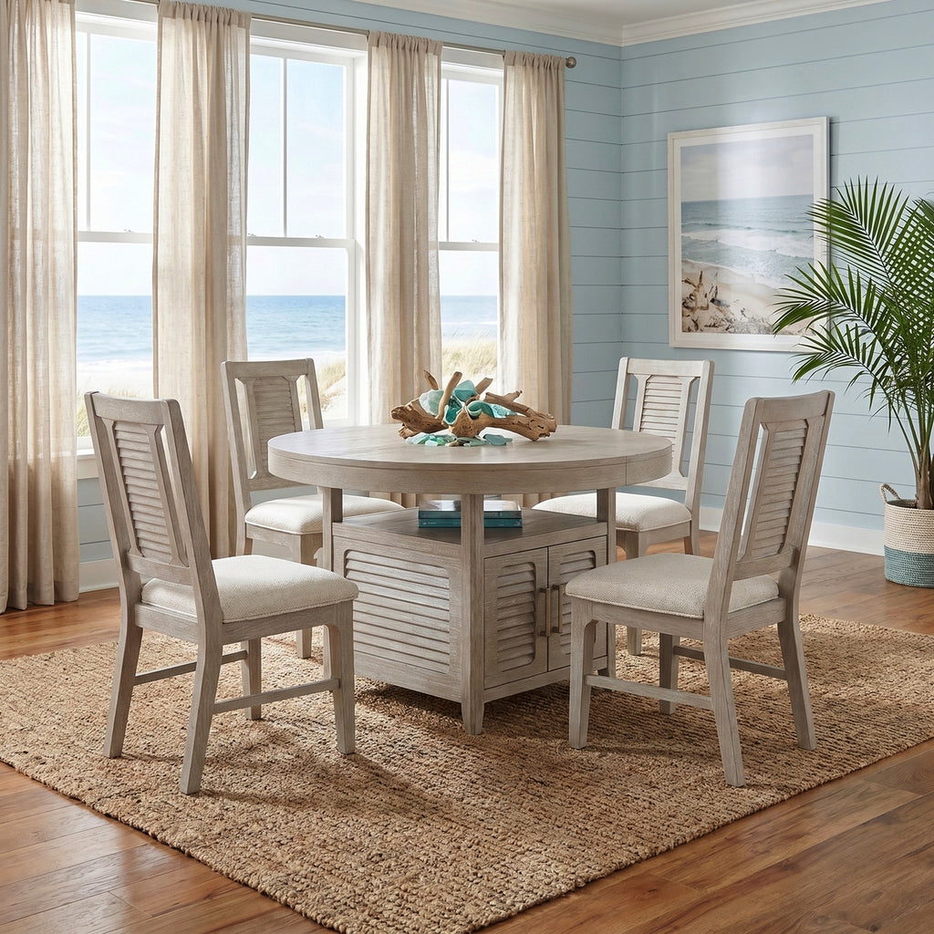 Cape May Storage Butterfly Leaf Table