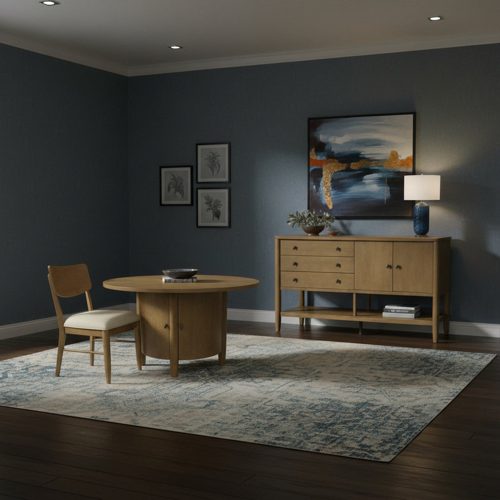 Chatham Round Storage Dining Table