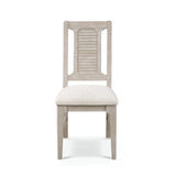 Cape May Upholstered Shutter Back Side Chair (2pk)