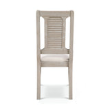 Cape May Upholstered Shutter Back Side Chair (2pk)