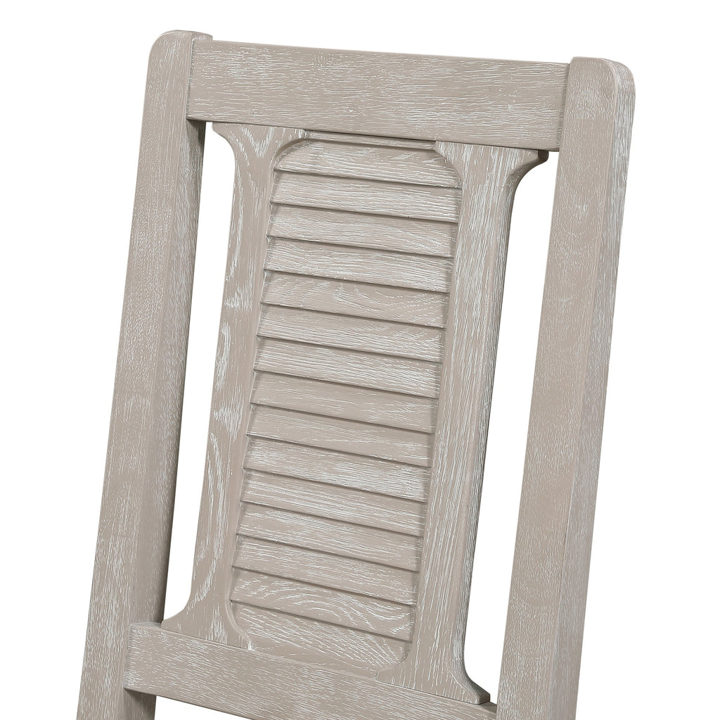 Cape May Upholstered Shutter Back Side Chair (2pk)