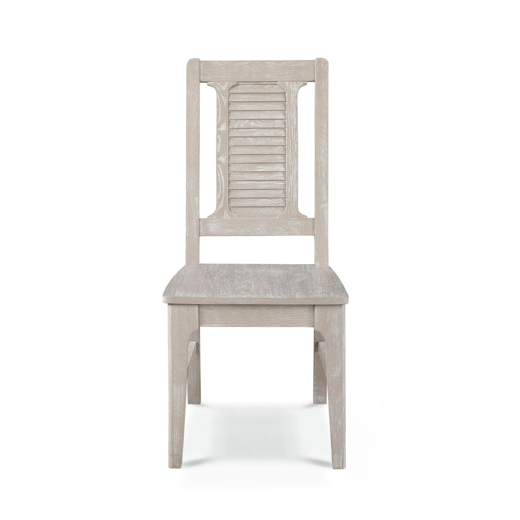 Cape May Shutter Back Side Chair Wood Seat (2pk)