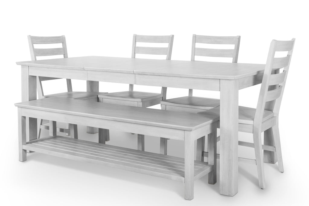 Geneva Leg Table (60"-78") w/ Self Storing Leaf