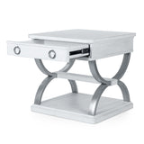 Point Breeze 1-Drawer End Table w/ Metal