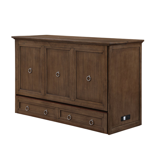 Point Breeze Queen Cabinet Bed front view