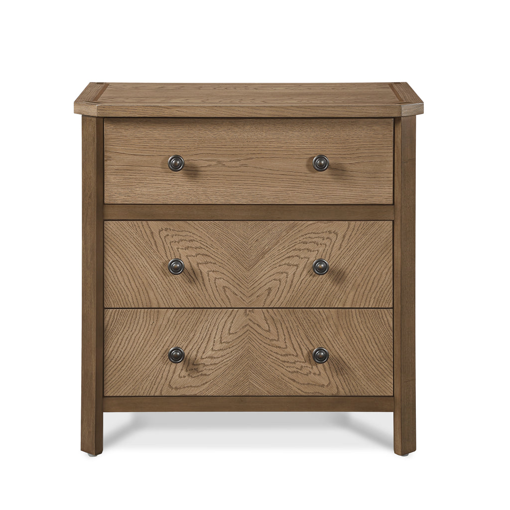 Sun Haven 3-Drawer Nightstand w/ Power + USB-A/C
