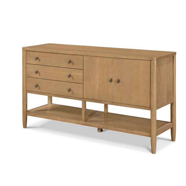 Chatham Credenza w/ Silver Tray front view