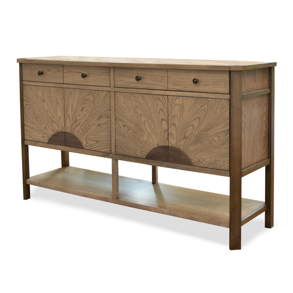 Sun Haven Credenza w/ Silver Tray front view