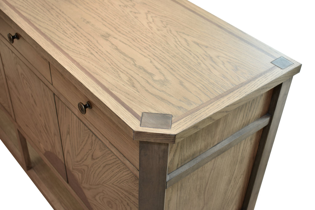 Sun Haven Credenza w/ Silver Tray