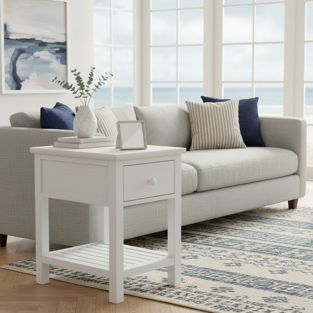 Geneva 1-Drawer Chairside Table