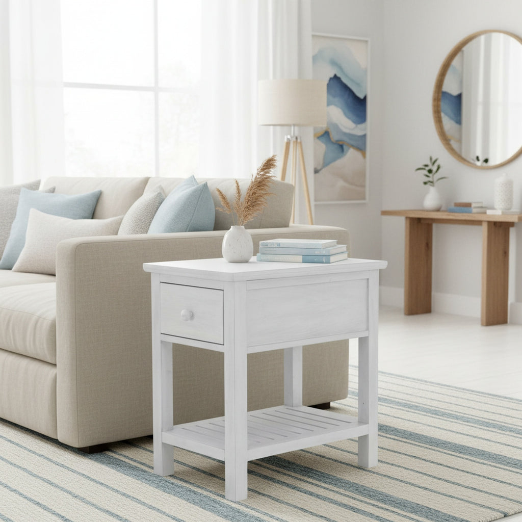 Geneva 1-Drawer Chairside Table