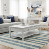 Geneva 2-Drawer Cocktail / Coffee Table w/ Castors