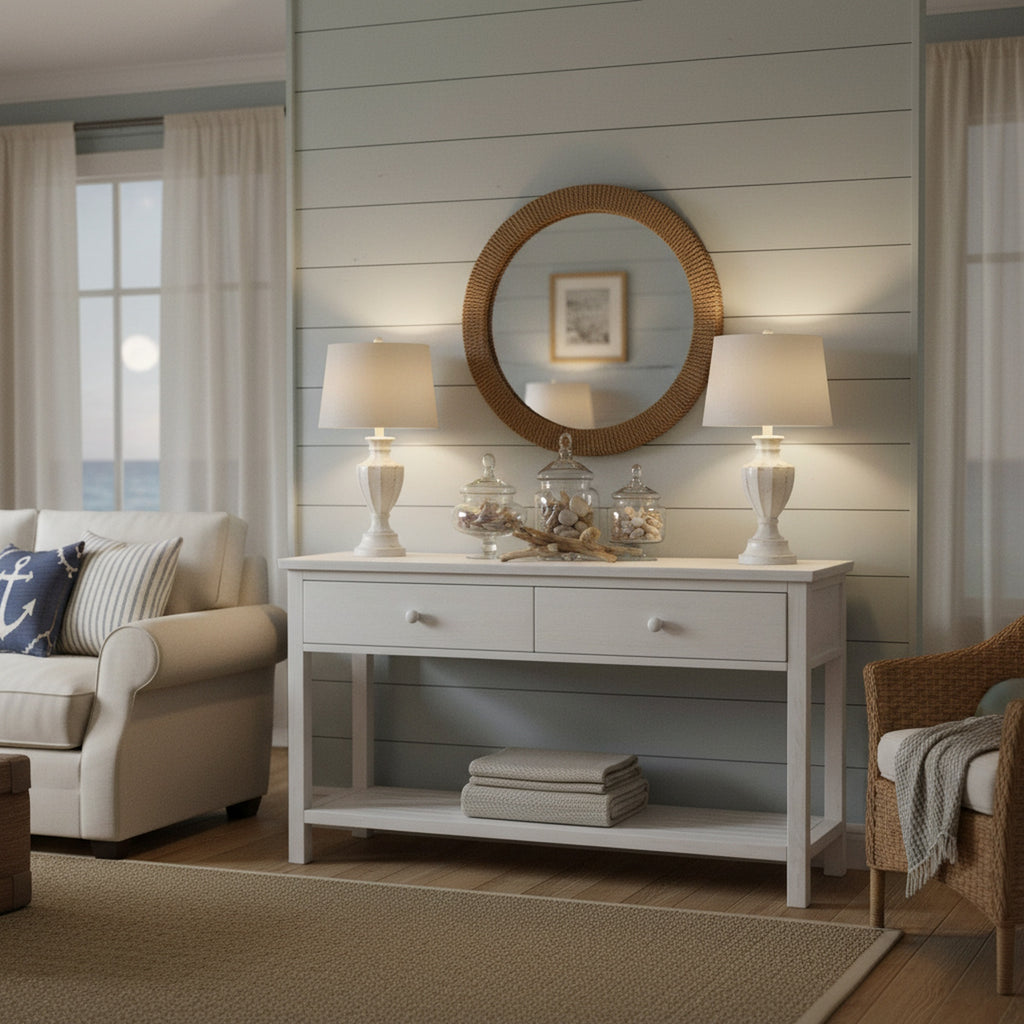 Geneva 2-Drawer Console