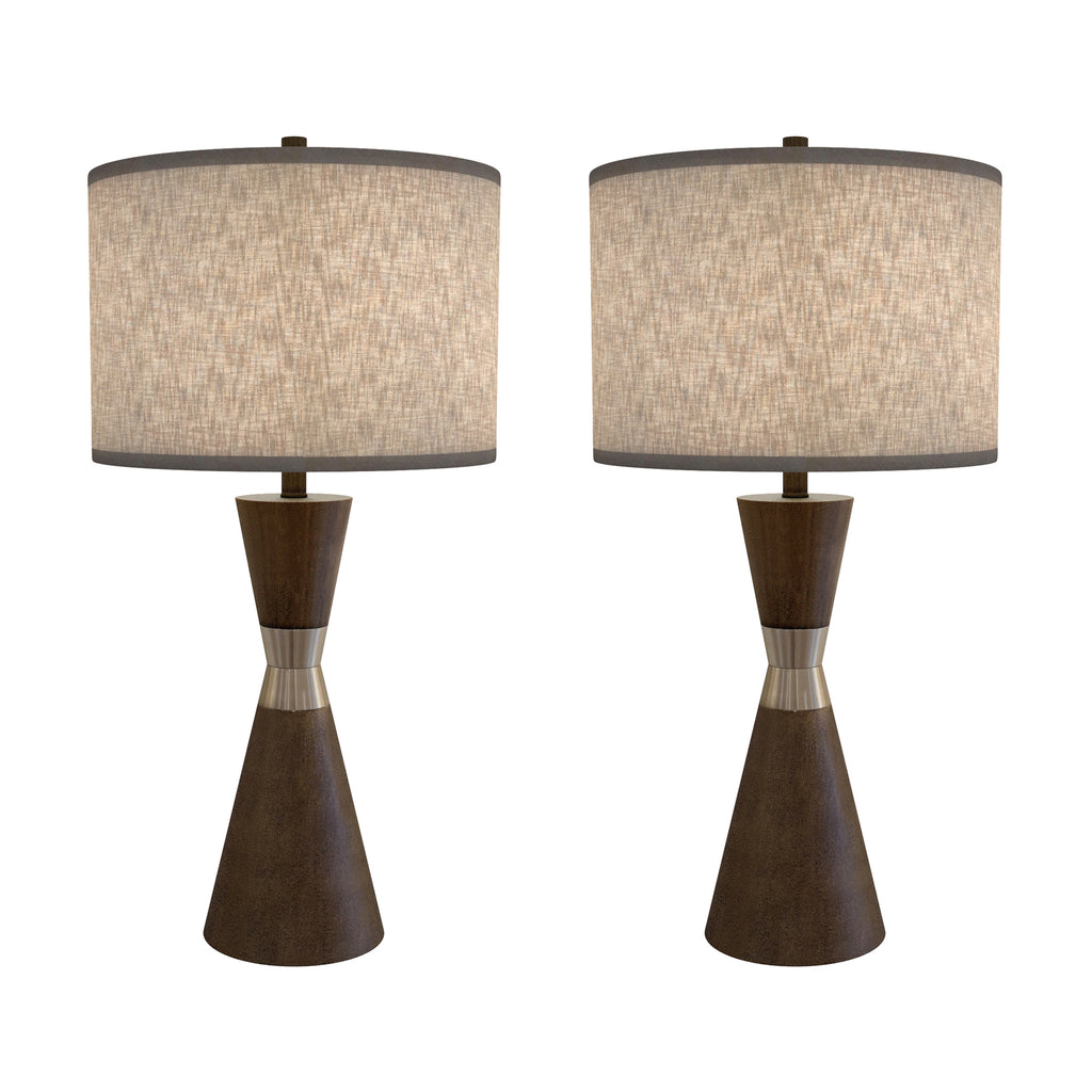 Hourglass Table Lamp (Set of 2)