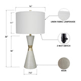 Hourglass Table Lamp (Set of 2)