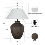 Terracotta Table Lamp (1 Pack)