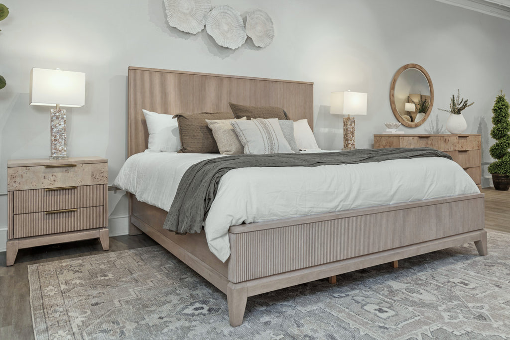 Manhattan Valley Bed - Dusty Rose