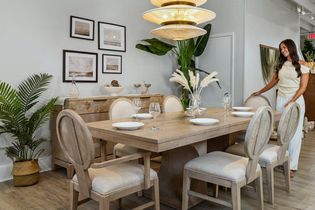 Manhattan Valley Double Pedastal Dining Table