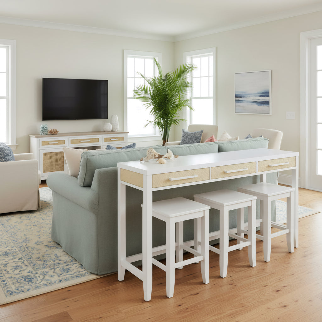 Miramar 3-Drawer Console w/ Power and USB