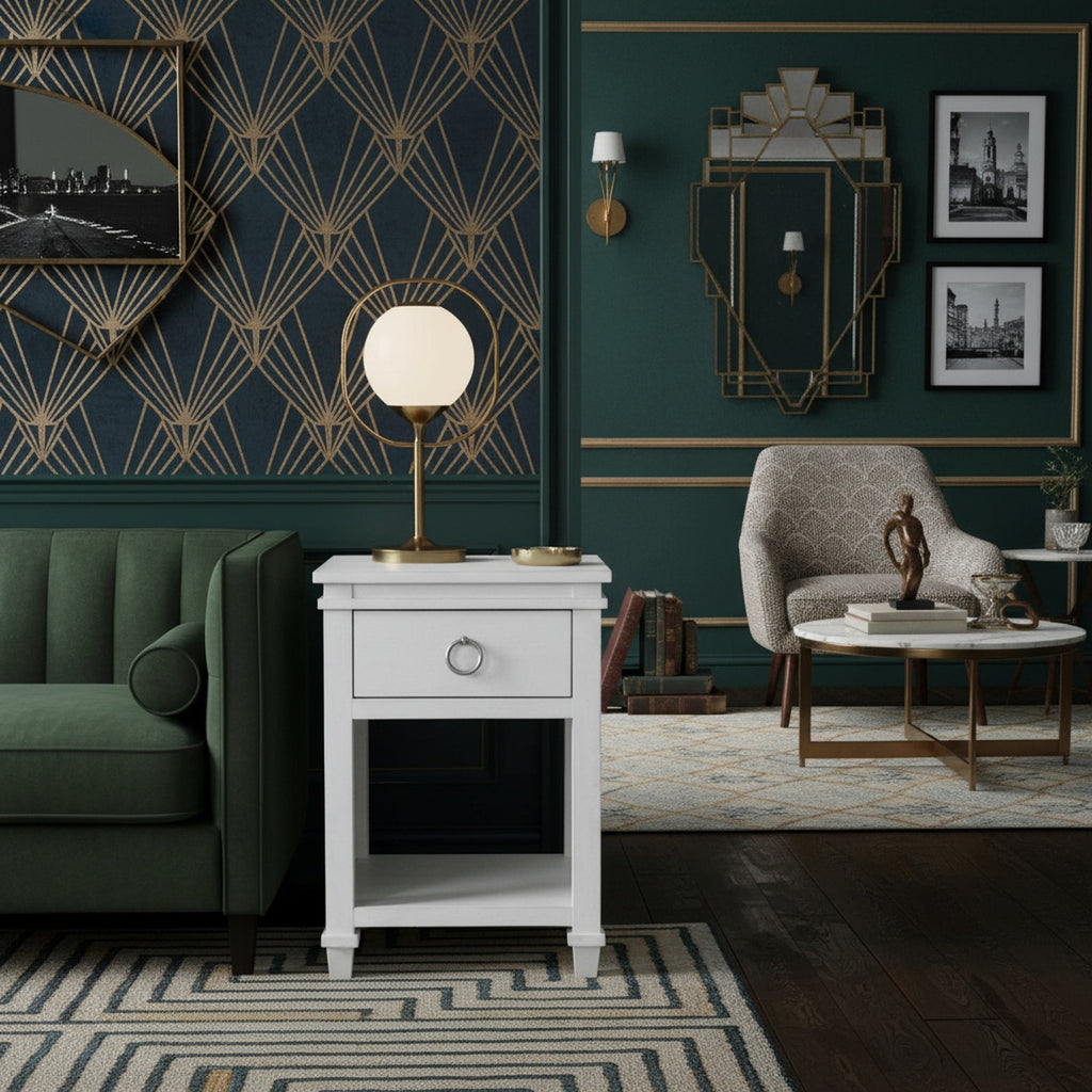 Point Breeze 1-Drawer Chairside Table