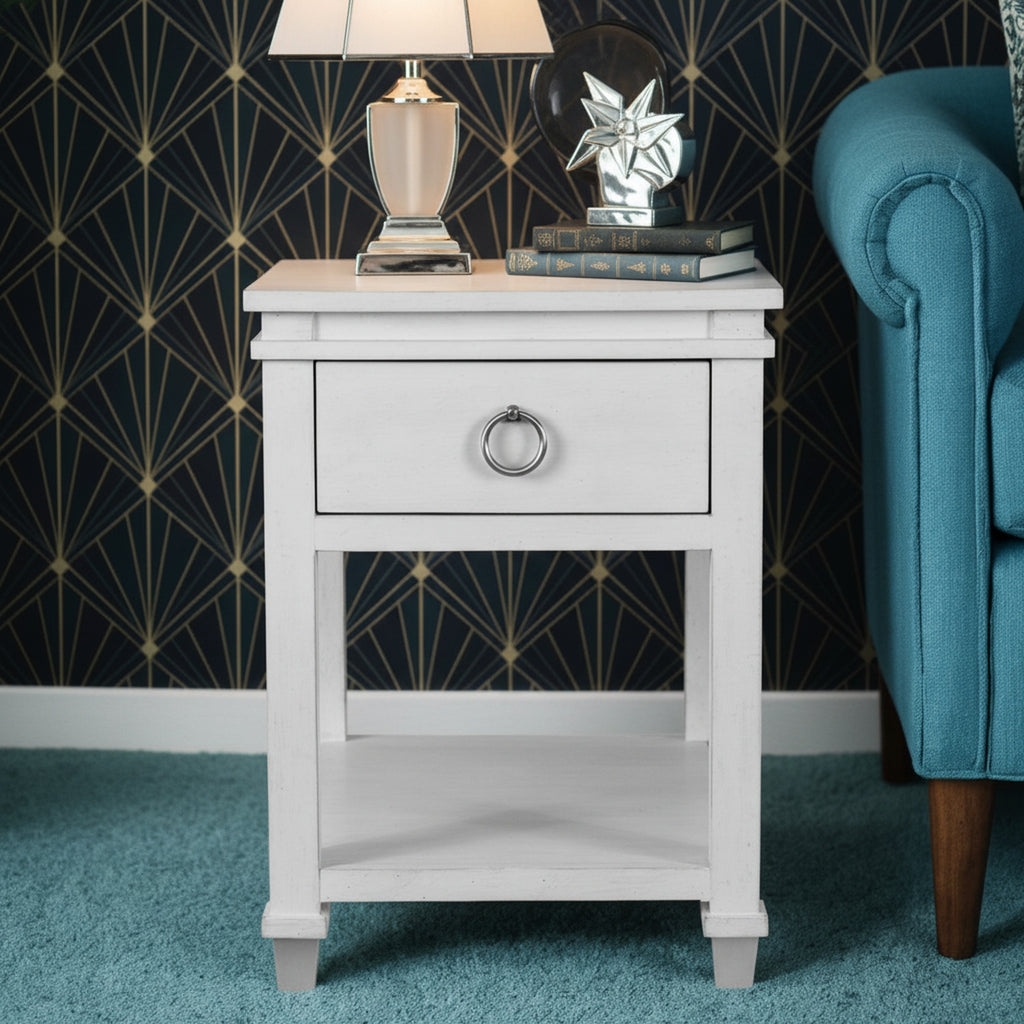 Point Breeze 1-Drawer Chairside Table