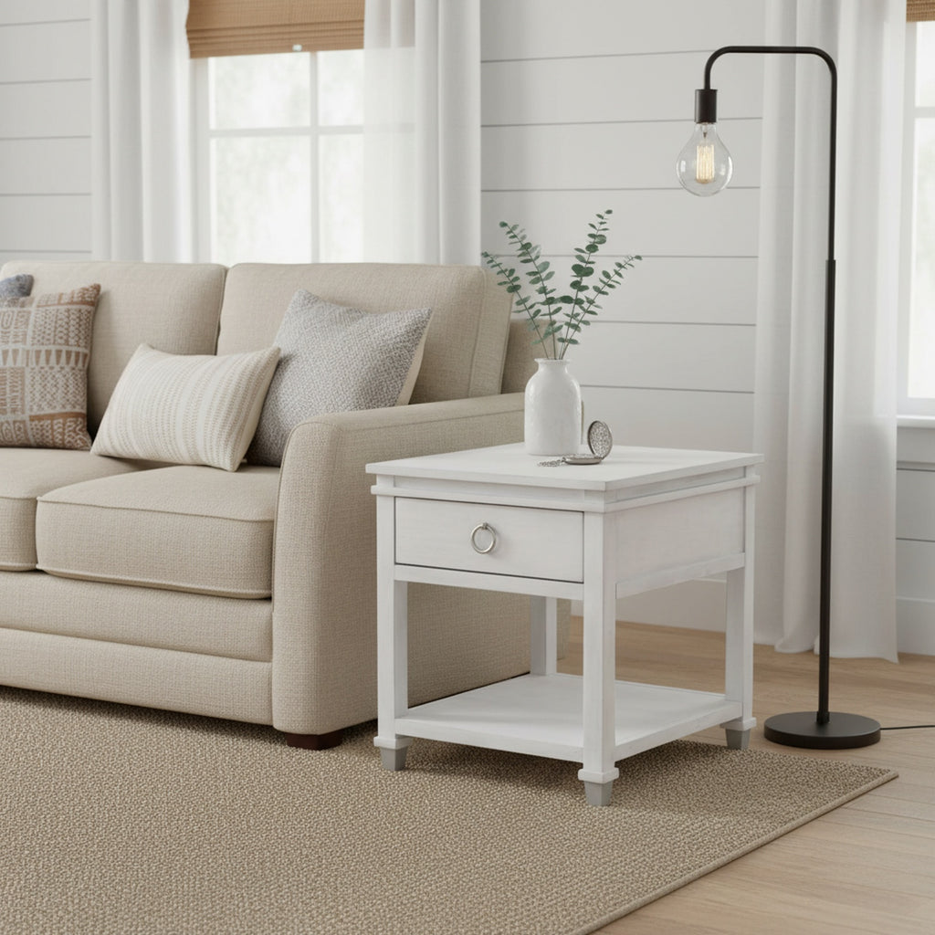 Point Breeze 1-Drawer End Table