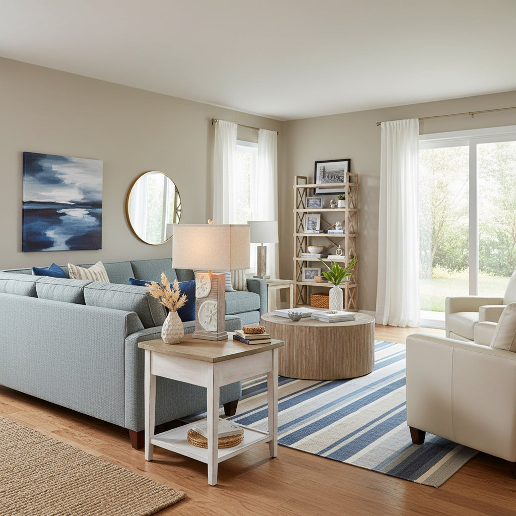 Sand Dollar Table Lamp (Set of 2)